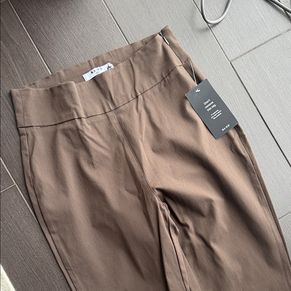 NAKD brown slit pants